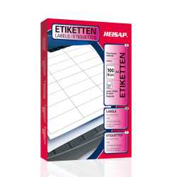 100 Blatt Drucker Etiketten 70 x 41 mm Selbstklebend DIN...