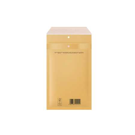 Luftpolster Versandtaschen Gr. 2 B 140x225 mm Briefumschläge DIN A6+ C6 braun 100 Stück