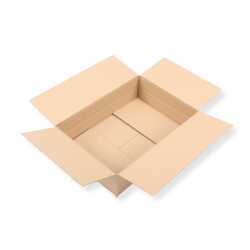 350 x 250 x 100 mm Karton 1-wellig 1.02 B-Welle 25 Stück