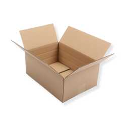 350 x 250 x 150 mm Karton 1-wellig 1.02 B-Welle 50...