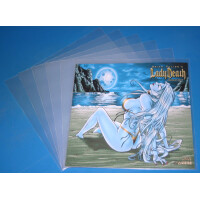 LP Maxi Single Schutzhüllen für Vinyl Schallplatten 325x325 mm Typ 150 12 Zoll transparent Sleeve 500 Stück