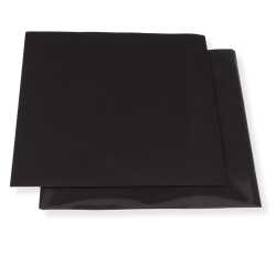 12 Zoll LP Premium Innenhüllen anthrazit/schwarz Maxi Single Vinyl Schallplatten ohne Mittelloch edles 80 g Papier