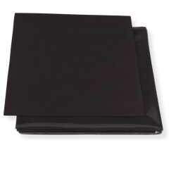 12 Zoll LP Premium Innenhüllen anthrazit/schwarz Maxi Single Vinyl Schallplatten ohne Mittelloch edles 80 g Papier