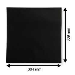 12 Zoll LP Premium Innenhüllen anthrazit/schwarz Maxi Single Vinyl Schallplatten ohne Mittelloch edles 80 g Papier
