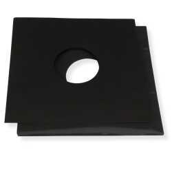 12 Zoll LP Premium Innenhüllen anthrazit/schwarz Maxi Single Vinyl Schallplatten ungefüttert 80 g Papier