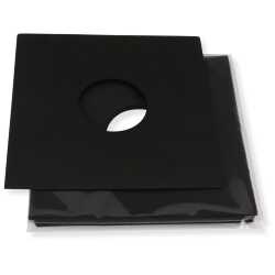 12 Zoll LP Premium Innenhüllen anthrazit/schwarz Maxi Single Vinyl Schallplatten ungefüttert 80 g Papier