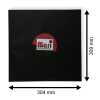 12 Zoll LP Premium Innenhüllen anthrazit/schwarz Maxi Single Vinyl Schallplatten ungefüttert 80 g Papier