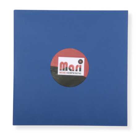 Blaue Innenhüllen für Langspielplatten Maxi Single Vinyl Schallplatten 309x301/304 mm gefüttert 80 g Premium Papier