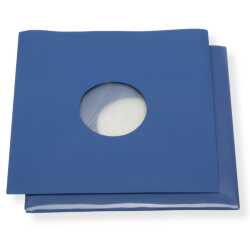 Blaue Innenhüllen für Langspielplatten Maxi Single Vinyl Schallplatten 309x301/304 mm gefüttert 80 g Premium Papier