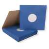 Blaue Innenhüllen für Langspielplatten Maxi Single Vinyl Schallplatten 309x301/304 mm gefüttert 80 g Premium Papier