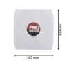 Reinweiße Innenhüllen für LP Maxi Single Vinyl Schallplatten mit Eckenschnitt 309x301/304 mm gefüttert 90 g Papier
