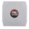 Reinweiße Innenhüllen für LP Maxi Single Vinyl Schallplatten mit Eckenschnitt 309x301/304 mm gefüttert 90 g Papier 25 Stück