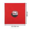 Rote Innenhüllen für LP Maxi Single Vinyl Schallplatten 309x301/304 mm gefüttert 80 g Papier 25 Stück