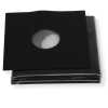 Schwarze Innenhüllen für LP Maxi Single Vinyl Schallplatten 309x301/304 mm gefüttert 80 g Papier
