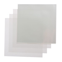 Premium Single Schutzhüllen hoch transparent 185x185 mm Vinyl 7 Zoll Sleeve