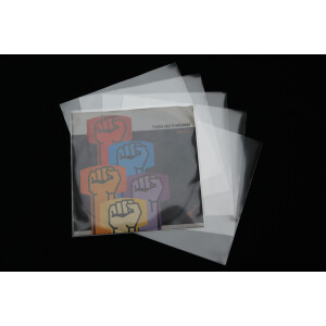 Premium Single Schutzhüllen hoch transparent 185x185...