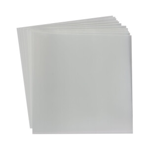 Single Schutzhüllen für Vinyl Schallplatten 7 Zoll 187x187 mm Typ 150 dick transparent Sleeve