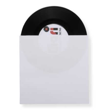 Single 7 Zoll Deluxe Innenhüllen 180x180 mm reinweiß ohne Mittelloch für Vinyl Schallplatten ungefüttert 90 g Papier 200 Stück