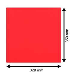 LP Register Trennwände rot 320x350 mm Registerblatt Registerwände Blätter Wand Schallplatten