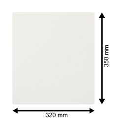 LP Register Trennwände weiß 320x350 mm Registerblatt Registerwände Blätter Wand Schallplatten