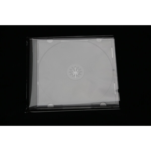 Folienschutzhüllen für CD/DVD Hüllen bis 10 mm Dicke 100 Stück