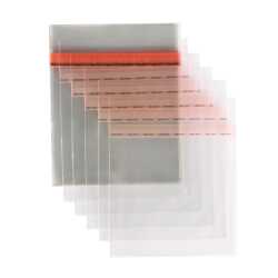 Schutzhüllen für CD Hüllen Jewel Case aus Folie mit Klappe und Adhäsionsverschluss 139x147 mm