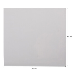 Schutzhüllen für Jewel Case Box aus hoch transparenter Folie glasklar 140x150 mm Sleeves auch für Slim Case Papier CD Hüllen 200 Stück