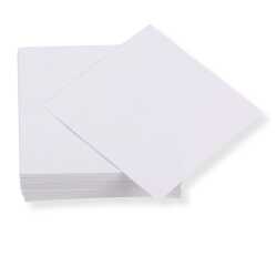 Deluxe Papier CD/DVD/Blu-ray Hüllen mit Klappe 90 g Papier 125x125 mm