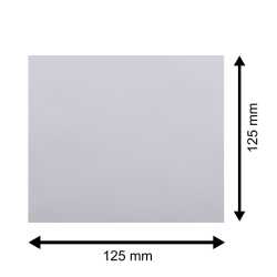 Deluxe Papier CD/DVD/Blu-ray Hüllen mit Klappe 90 g Papier 125x125 mm