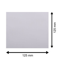 Deluxe Papier CD/DVD/Blu-ray Hüllen mit Klappe 90 g Papier 125x125 mm 500 Stück
