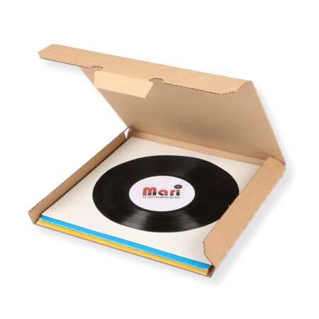 LP Versandkarton für 3-6 Schallplatten 325 x 325 x 20 mm
