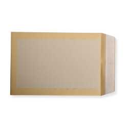C4 Papprückwand-Versandtaschen mit Fenster · stabiler 450g Karton · Umschläge 229 x 324 mm