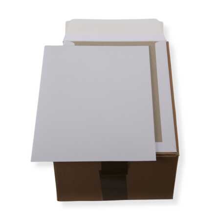 C4 Papprückwand Versandtaschen weiß 120 g Kuvert haftklebend Briefumschläge HK Briefhüllen 100 Stück