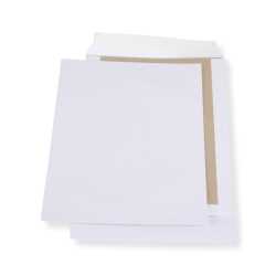 B4 Papprückwand Versandtaschen weiß 120 g...