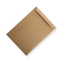 Versandtaschen extra stark 120 g DIN A4 C4 braun ohne Fenster Kuvert haftklebend Briefumschläge HK 250 Stück