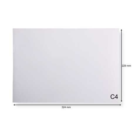 Versandtaschen extra stark 120 g DIN A4 C4 weiß ohne Fenster Kuvert haftklebend Briefumschläge HK 500 Stück
