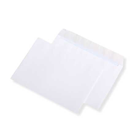 C6 Briefumschläge weiß ohne Fenster 114x162 mm haftklebend 500 Stück
