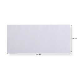 Briefumschläge DIN Lang ohne Fenster 110 x 220 mm weiß HK Versandtaschen Kuvert 5000 Stück