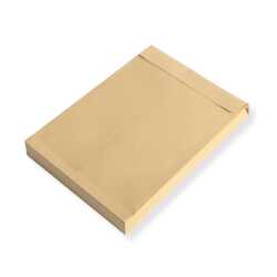 B5 Faltenversandtaschen 3 cm Falte · haftklebend ohne Fenster · Briefumschlag 176x250x32 mm