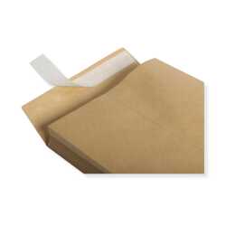 C4 Faltenversandtaschen braun Stehboden und 40 mm Falte 130 g Kuvert 229x324x40 mm haftklebend Briefumschläge HK Briefhüllen 100 Stück