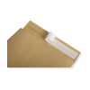 C4 Faltentaschen mit Fenster 2 cm Falte braun · haftklebender Briefumschlag 229x324x20 mm
