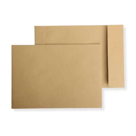 B4 Faltenversandtaschen 4 cm Falte · haftklebend ohne Fenster · Briefumschlag 250x353x40 mm