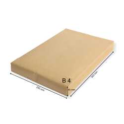 B4 Faltenversandtaschen 4 cm Falte · haftklebend ohne Fenster · Briefumschlag 250x353x40 mm