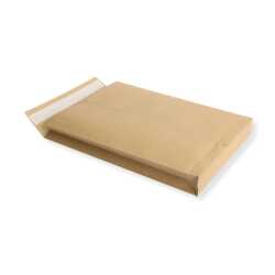 B4 Faltenversandtaschen 4 cm Falte · haftklebend...