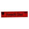 Vorsicht Glas Klebeband 48 mm x 66 m PP Warn-Hinweisklebeband, Rolle 6 Stück