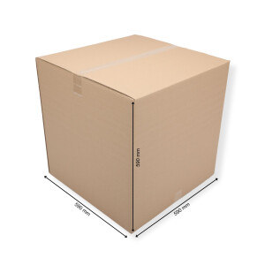 600 x 600 x 600 mm Karton 2-wellig 2.40 BC-Welle 3 Stück
