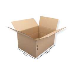 800 x 600 x 400 mm Umzugskarton 2-wellig 2.40 BC-Welle 3 Stück