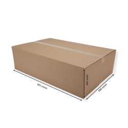 900 x 600 x 250 mm Karton 1-wellig 1.30 B-Welle