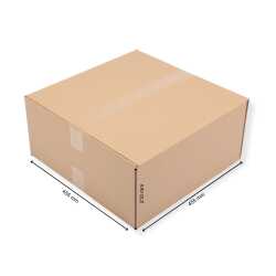 450 x 450 x 200 mm Karton 1-wellig 1.02 B-Welle 20 Stück