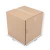 400 x 400 x 400 mm Karton 2-wellig 2.30 BC-Welle 25 Stück